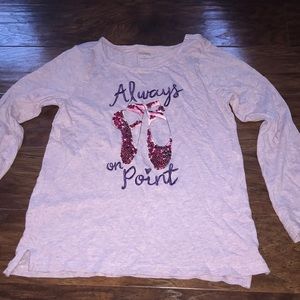 Gymboree pointe long sleeve tee
